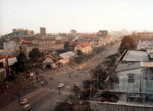 Saigon in 1989, from the roof of the Rex Hotel