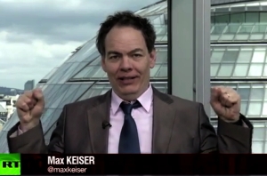 Max Keiser presents his Report on Russia Today TV
