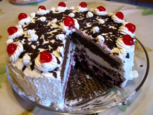 A Black Forest cake from Germany
